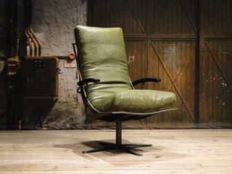 inudstriele groene stoel