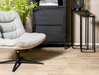 draaibare fauteuil in stof