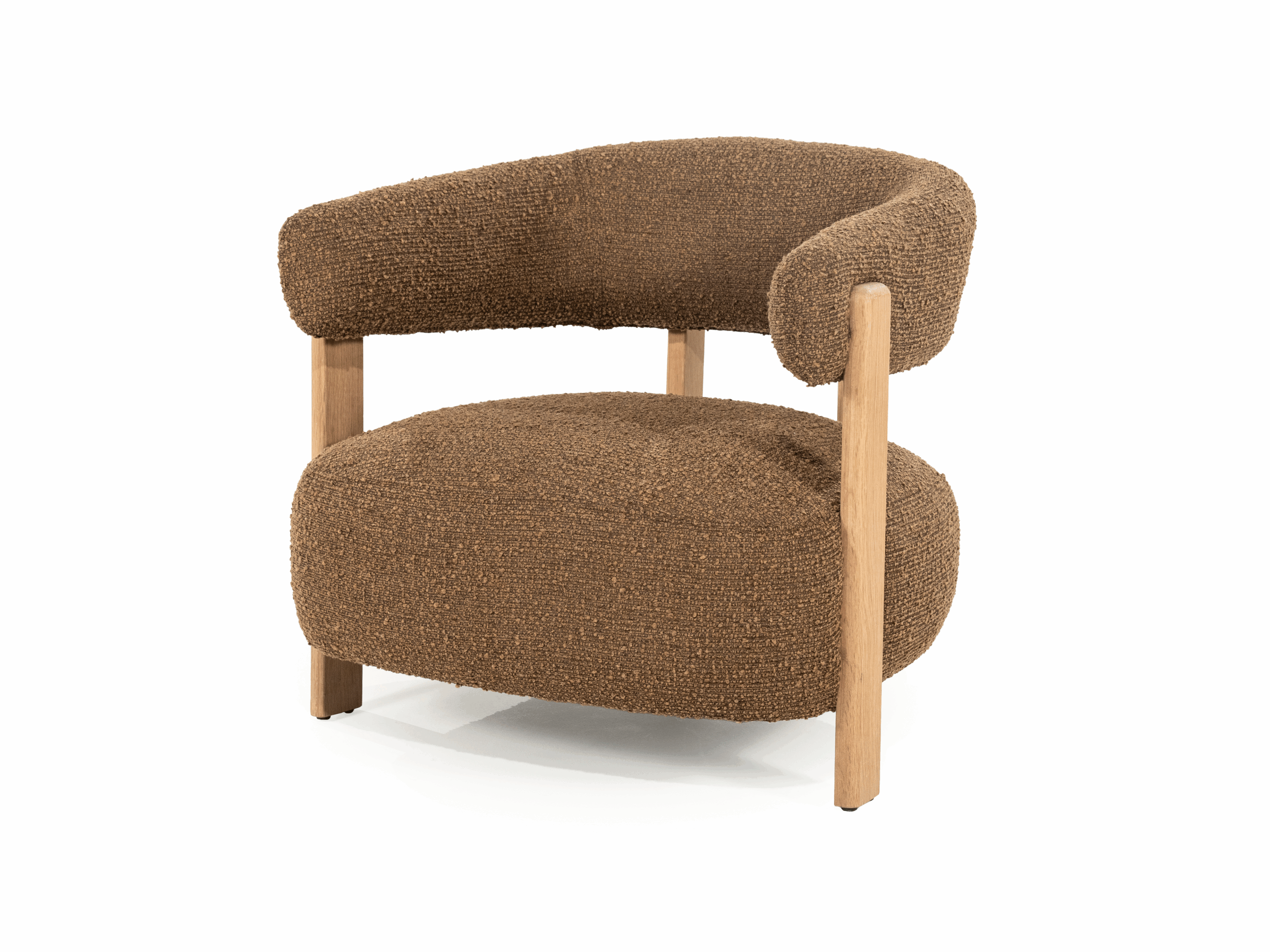 Fauteuil Lola - bruin Hush