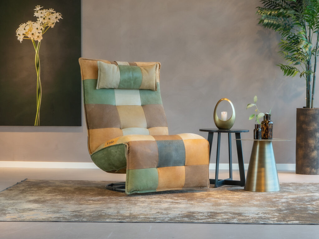 brede elektrische fauteuil in verschillende kleuren