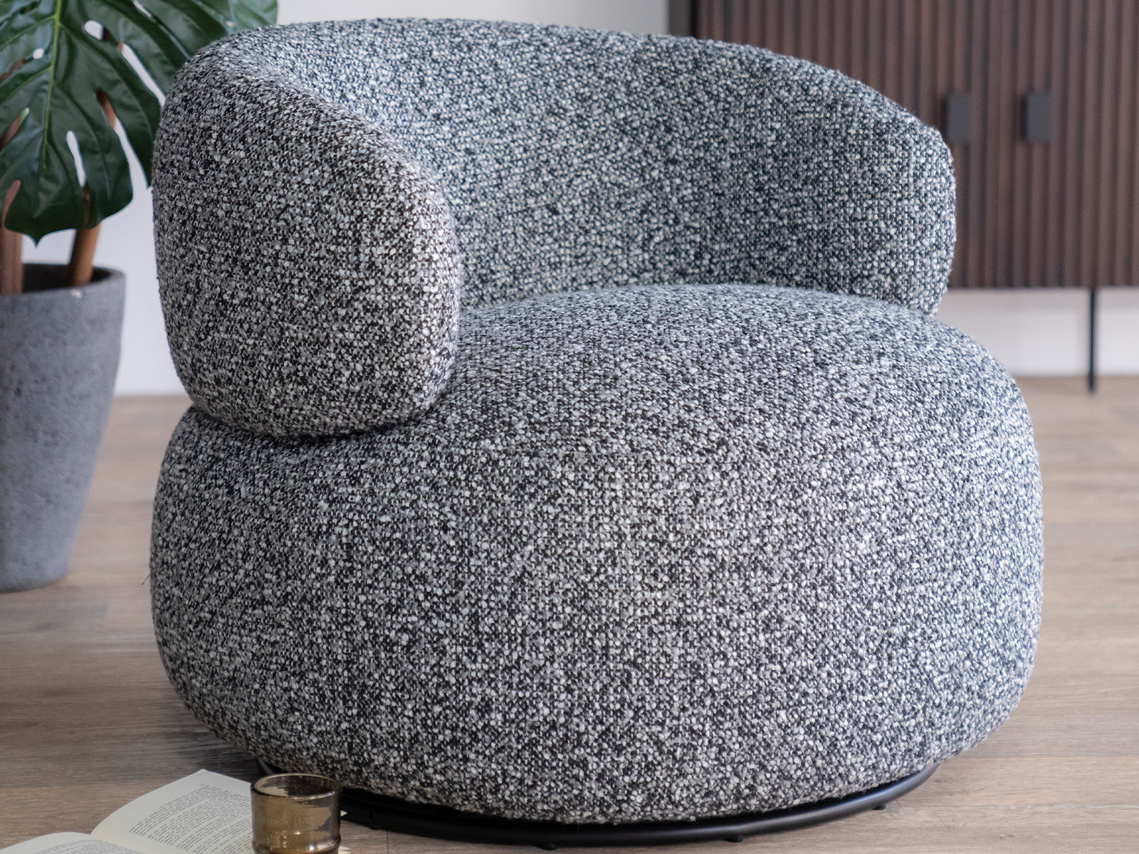 ronde draaibare fauteuil