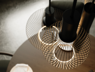 Hanglamp Como Ø50cm - RAL 9005 - incl. 5x lichtbron Hanglamp Como Ø50cm - RAL 9005 - incl. 5x lichtbron