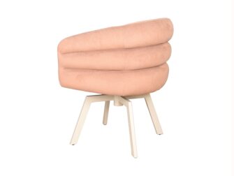 Eetkamerstoel Imola - cashmere blush - onderstel mars- metaalkleur beige Eetkamerstoel Imola - cashmere blush - onderstel mars- metaalkleur beige