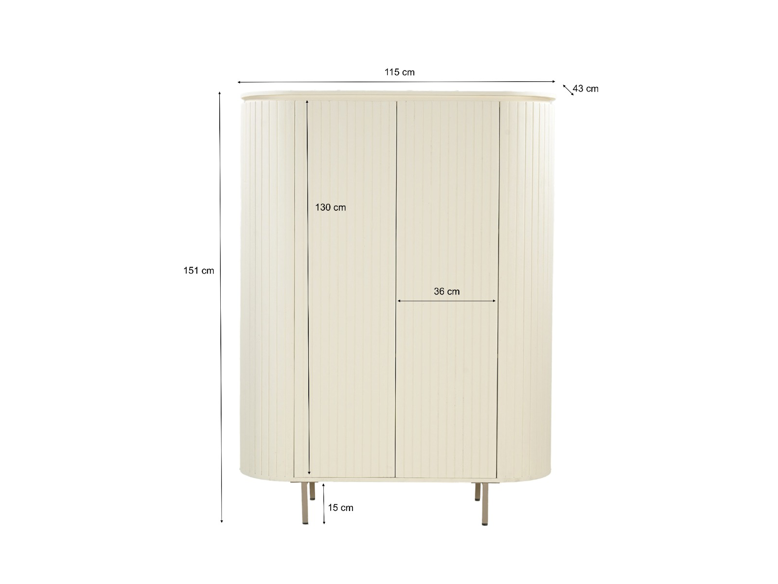 Kast Avena - 115x43x151cm