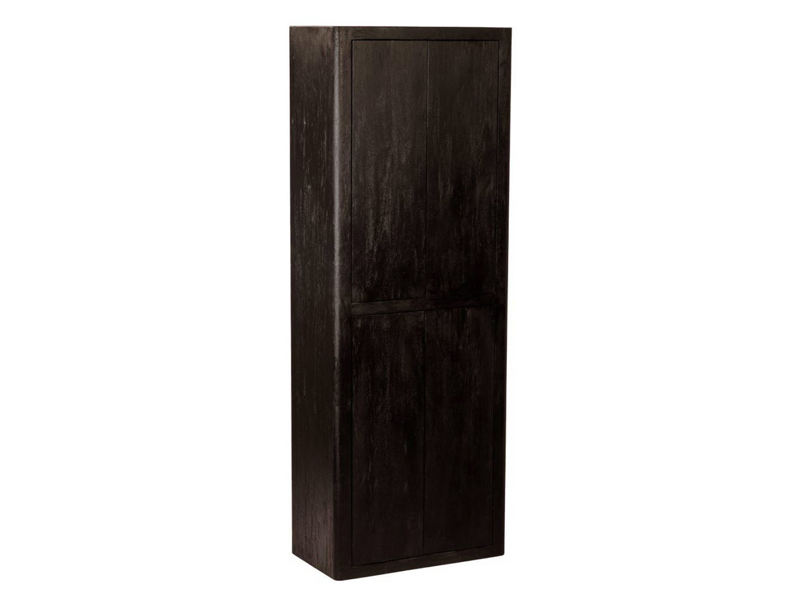 zwarte kast met vier deuren
