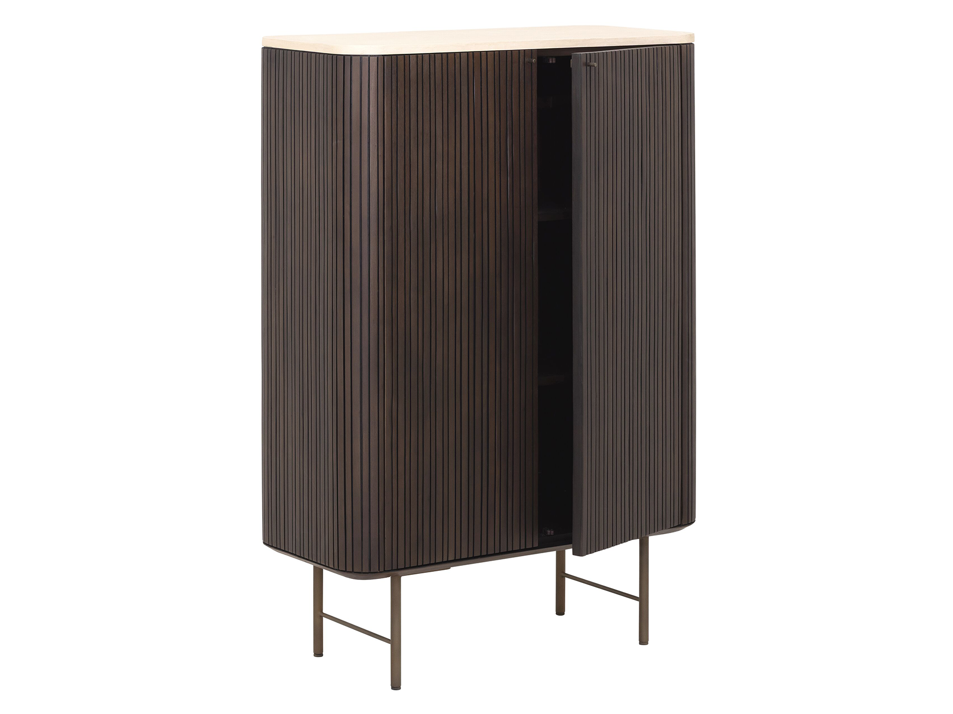 Kast Maroon - 90x40x130cm - 2 deurs