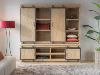 houten wandkast woonkamer