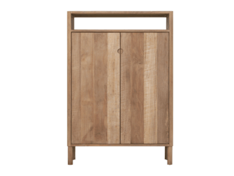 Opbergkast Cascade - 100x40x145cm - 1 open vak - 2 deurs