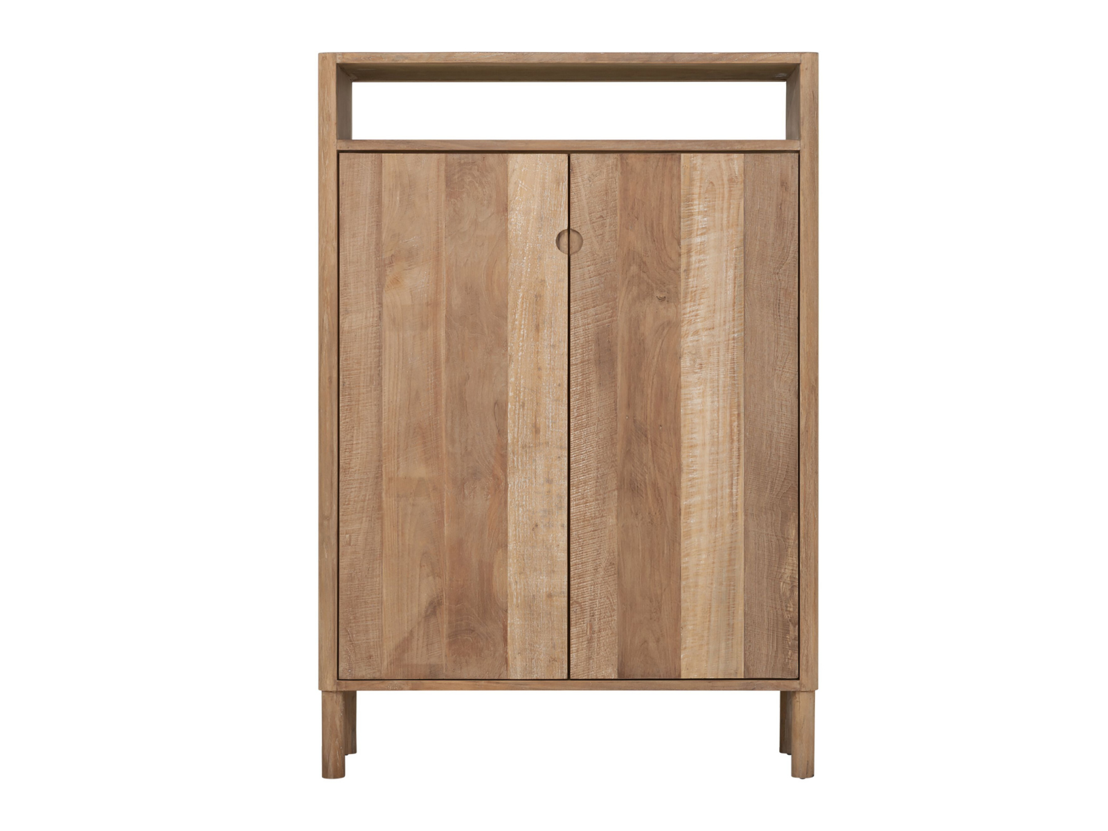 Opbergkast Cascade - 100x40x145cm - 1 open vak - 2 deurs