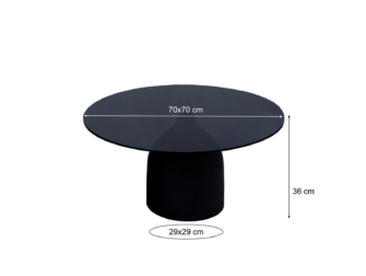 Salontafel Alba Ø70x36cm Salontafel Alba Ø70x36cm