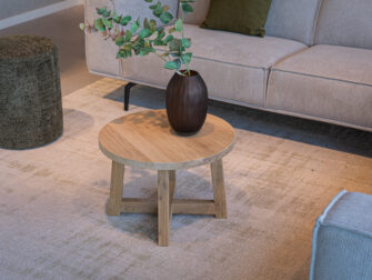 ronde salon tafel ultra matte lak