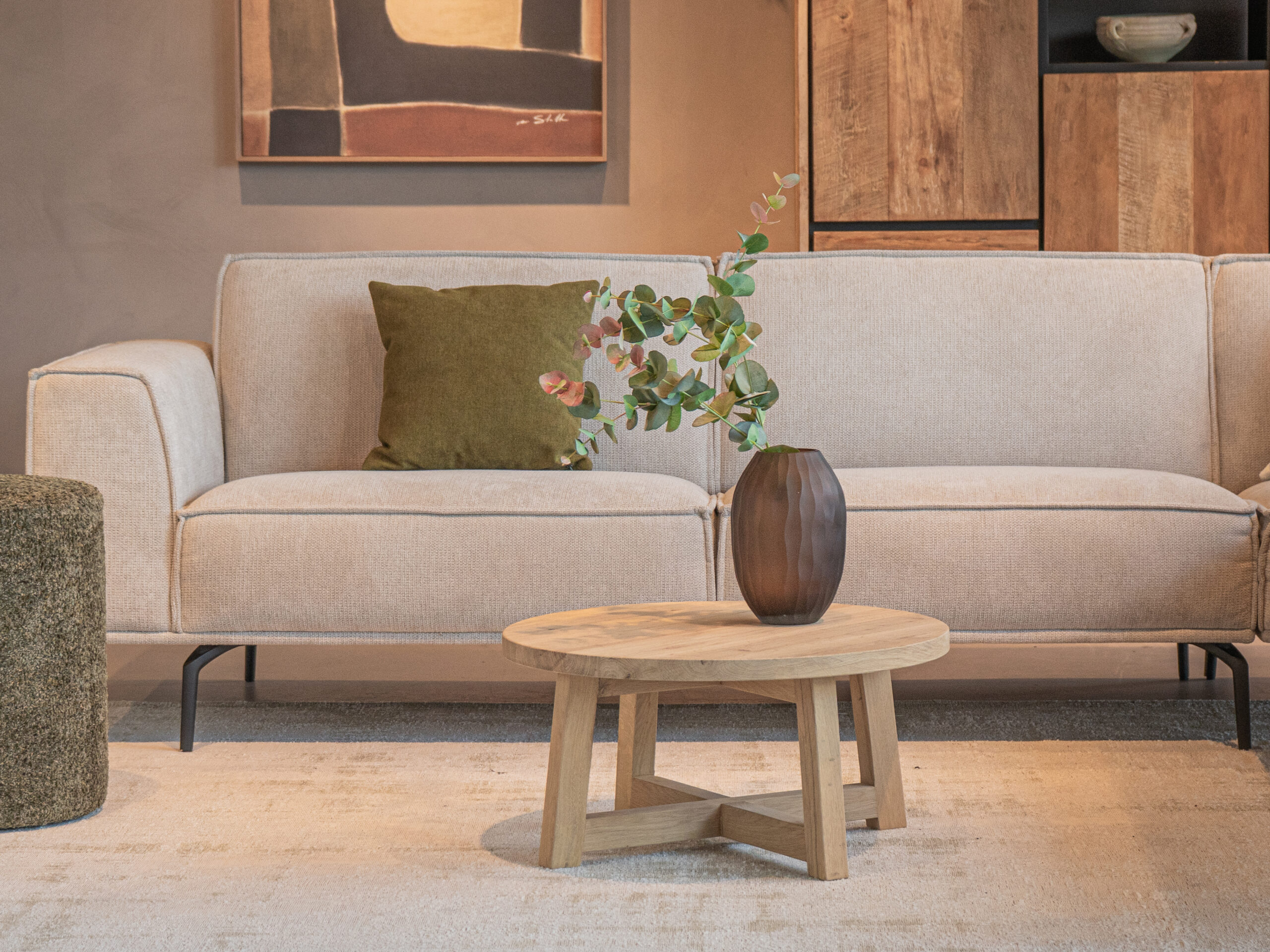 Ronde salontafel in meerdere hoogtes en afmetingen