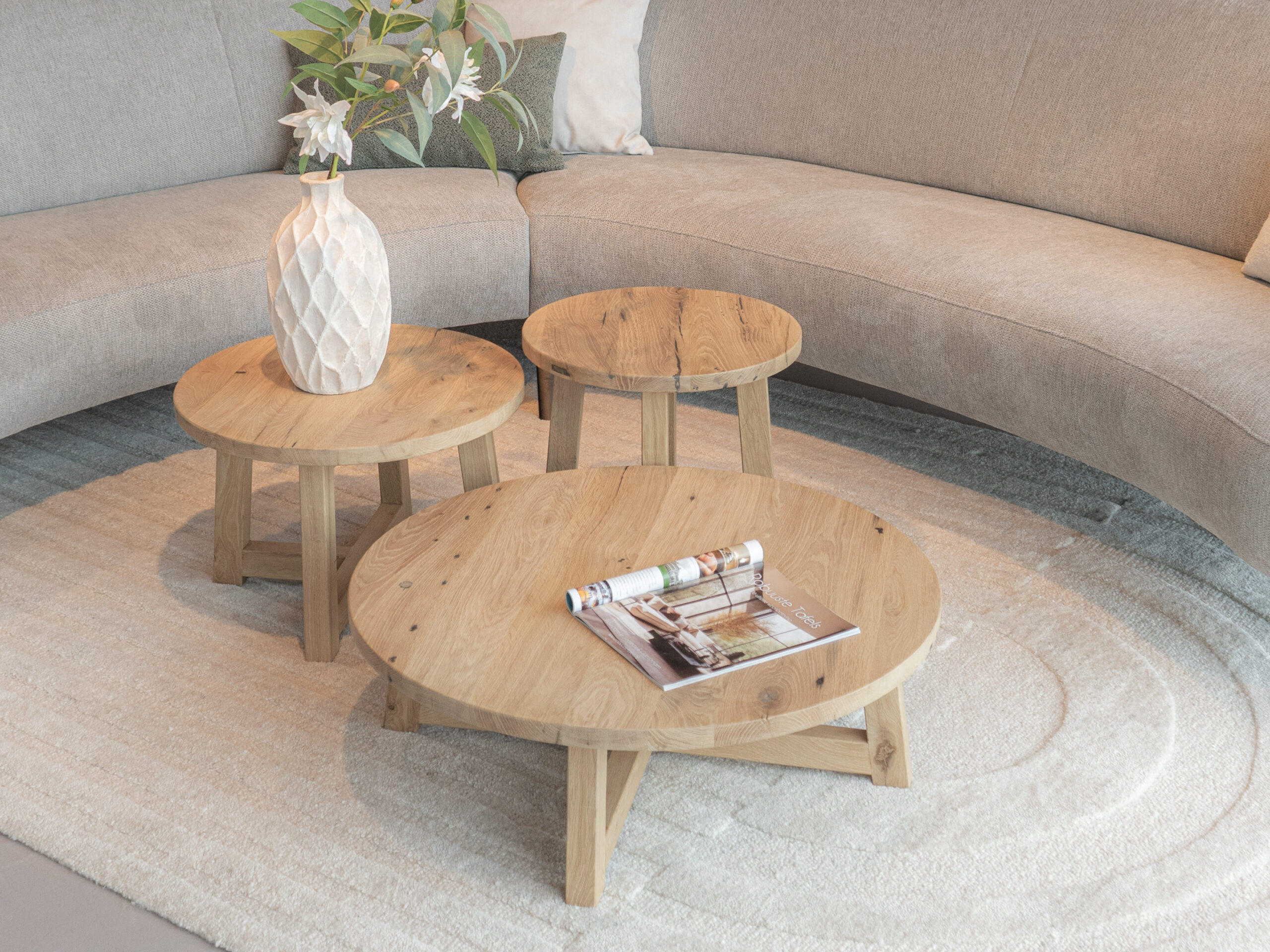 diverse eiken salontafels