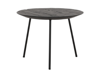 Salontafel Bergamo Ø50x37cm - black