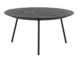 Salontafel Bergamo Ø60x30cm - black