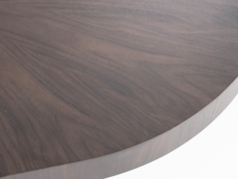 Salontafel Bobbie - donkerbruin - 150x110x25cm