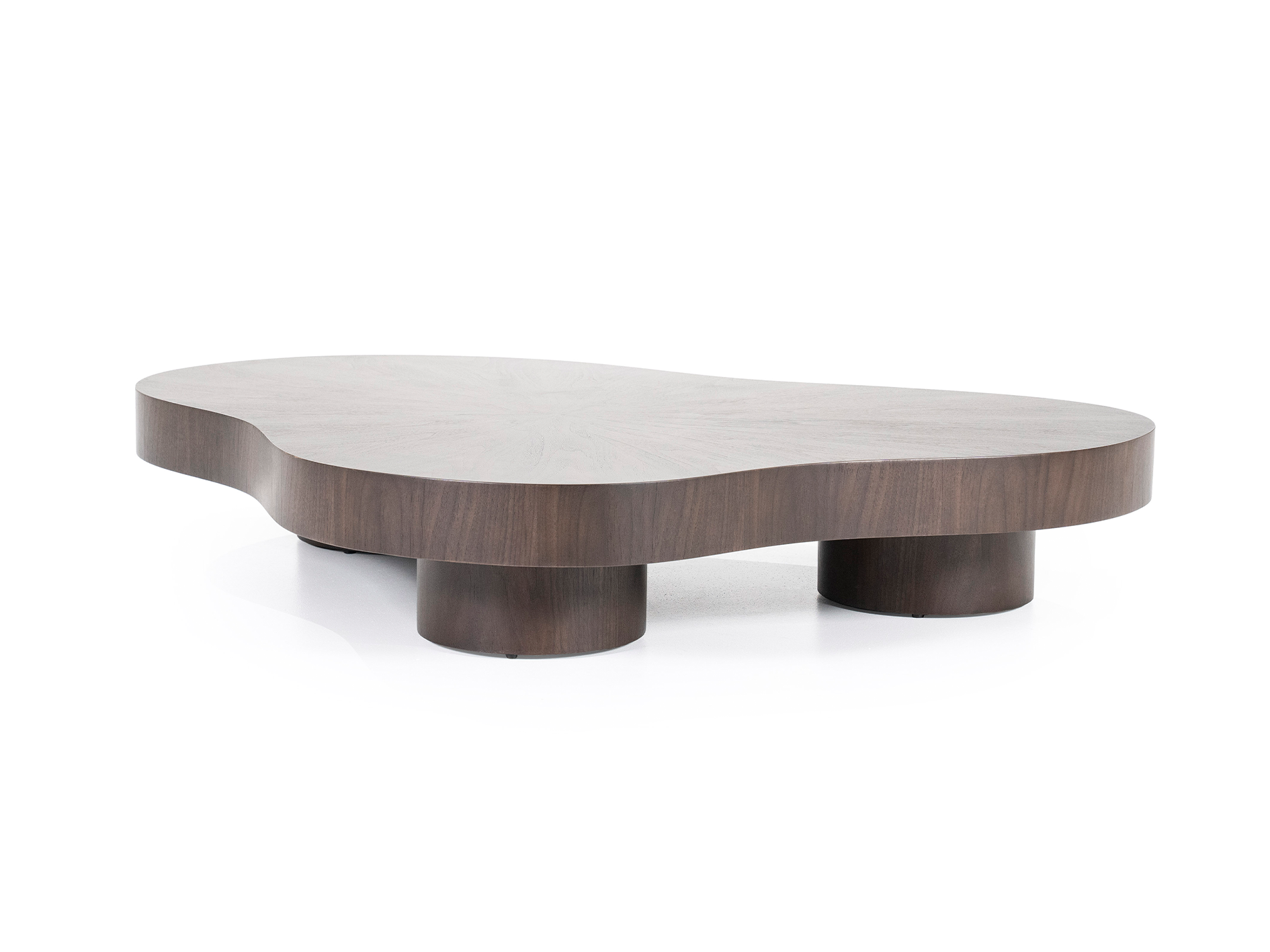 Salontafel Bobbie - donkerbruin - 150x110x25cm