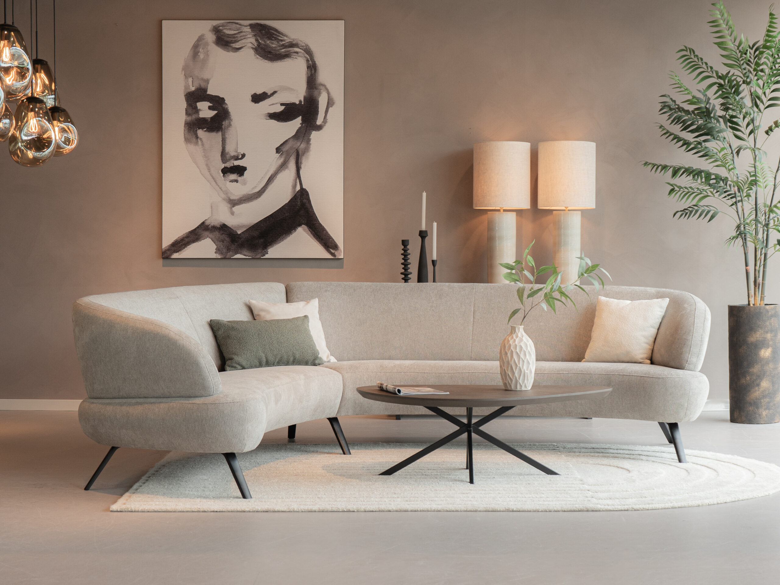 organische opmaat gemaakte salontafels