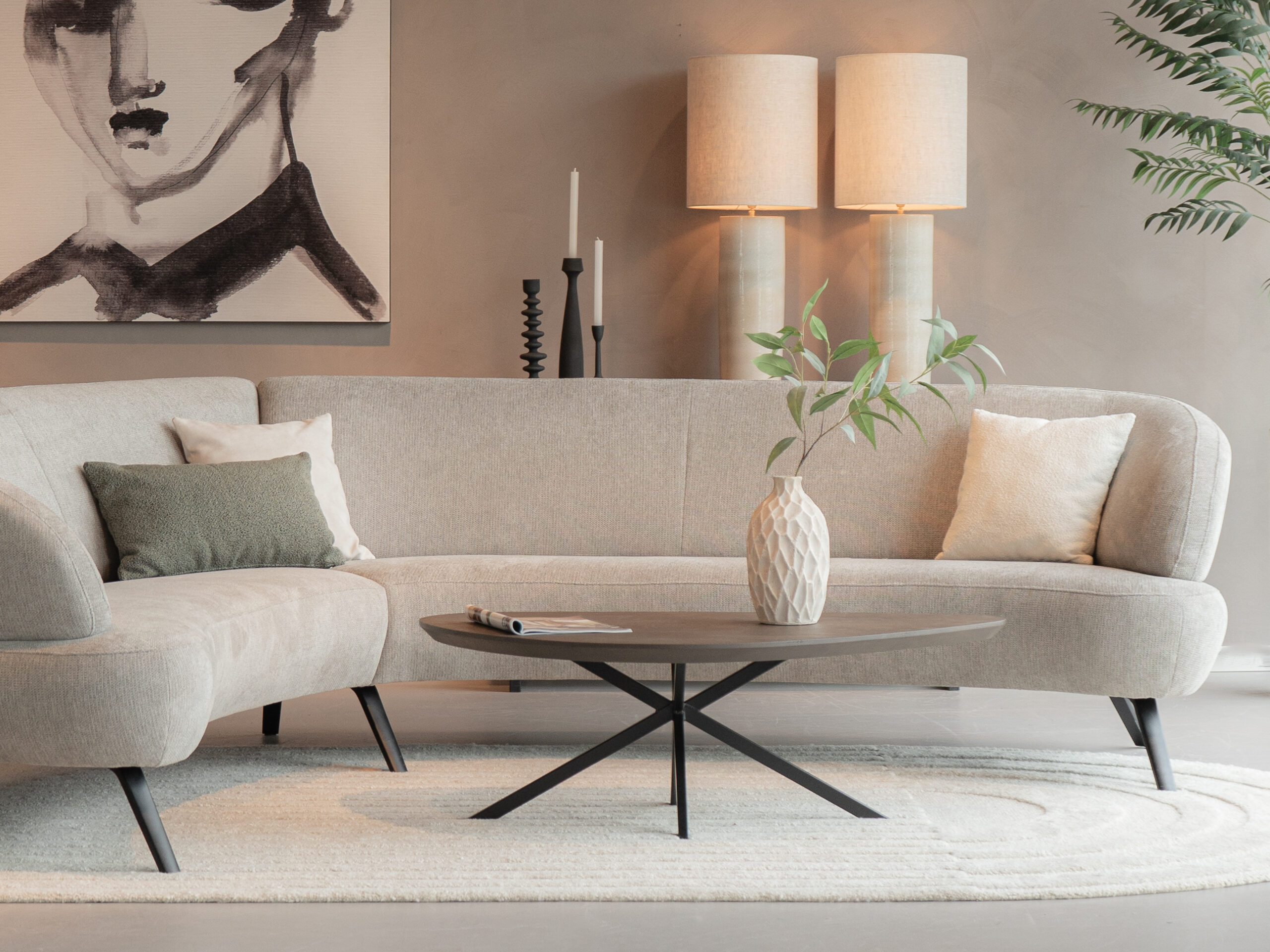 behandeling deer brown salontafels