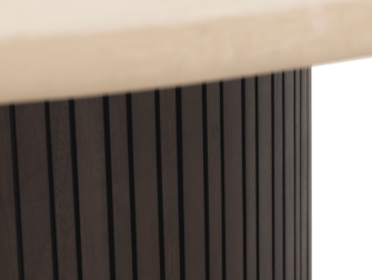 Salontafel Maroon - Ø90x35cm