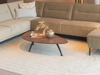 Salontafel Montalcino - 120cm - kiezel - elemental corten (2)