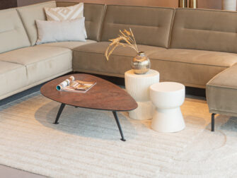 Salontafel Montalcino - 120cm - kiezel- elemental corten