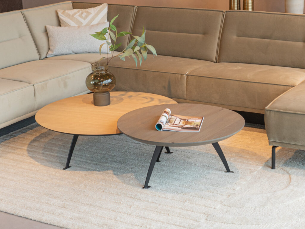 Salontafel Dritto - Ø100cm - rond - master oak light natural