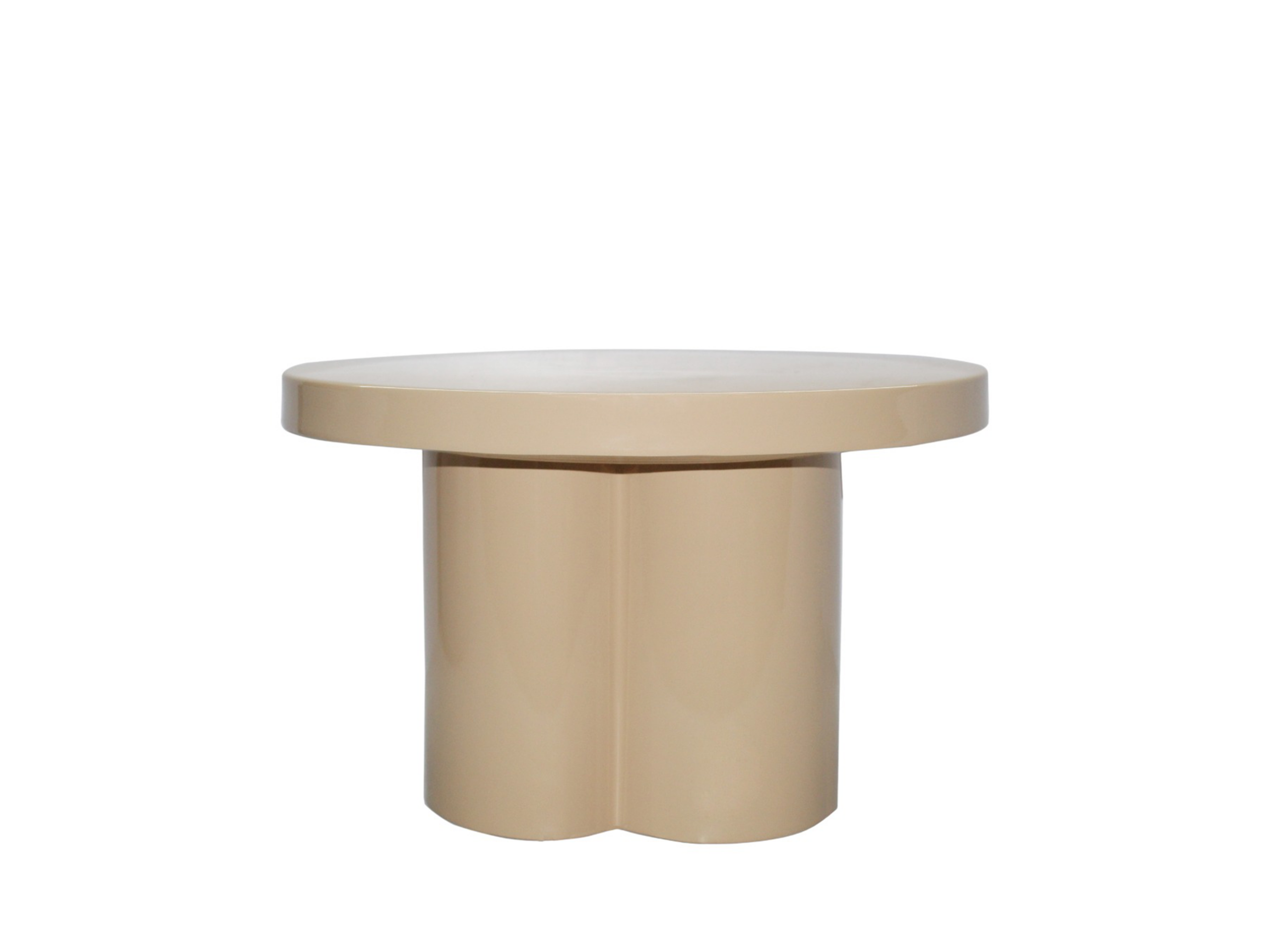 Salontafel Noa - beige - Ø56.5x35.5cm