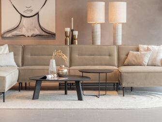 Salontafel Pavia - 100x35cm - stone - lime midnight