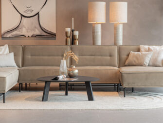 Salontafel Pavia - 100x35cm - stone - lime midnight