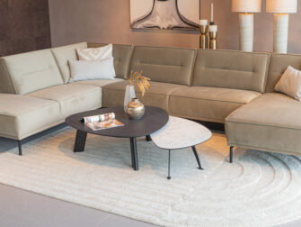 Salontafel Pavia - 100x35cm - stone - lime midnight