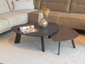 Salontafel Pavia - 100x35cm - stone - lime midnight