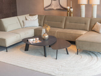 Salontafel Pavia - 100x35cm - stone - lime midnight