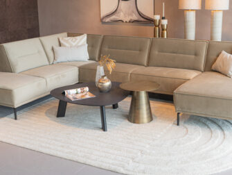 Salontafel Pavia - 100x35cm - stone - lime midnight