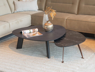 Salontafel Pavia - 100x35cm - stone - lime midnight