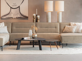 Salontafel Pavia - 100x35cm - stone - lime midnight