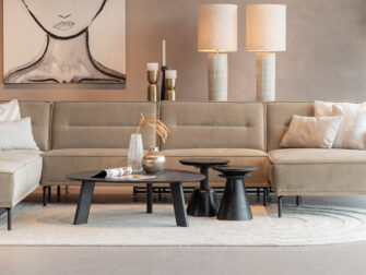 Salontafel Pavia - 100x35cm - stone - lime midnight