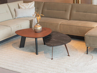 Salontafel Pavia - 80x40cm - stone - lime earth baked