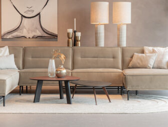 Salontafel Pavia - 80x40cm - stone - lime earth baked