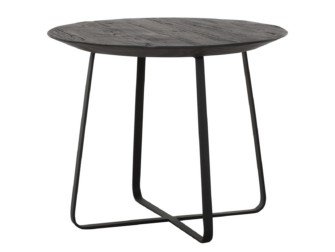 Salontafel Pisa Ø50x40cm - black