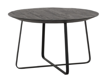 Salontafel Pisa Ø60x35cm - black