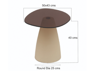 Salontafel Pompei - 43x50x40cm