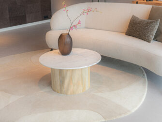 rond marmer salontafel