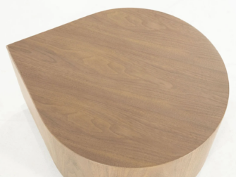 Salontafel Ventura - 55x55x33cm -  licht bruin