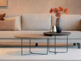 Salontafels Tellaro - Ø60x44cm Night glow - Ø80x39cm Smoke Salontafels Tellaro - Ø60x44cm Night glow - Ø80x39cm Smoke