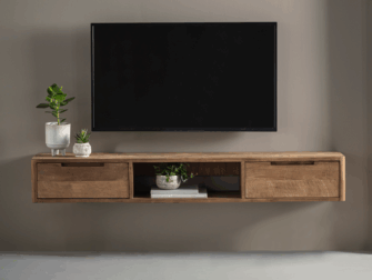 hangend tv meubel van 160cm met laden