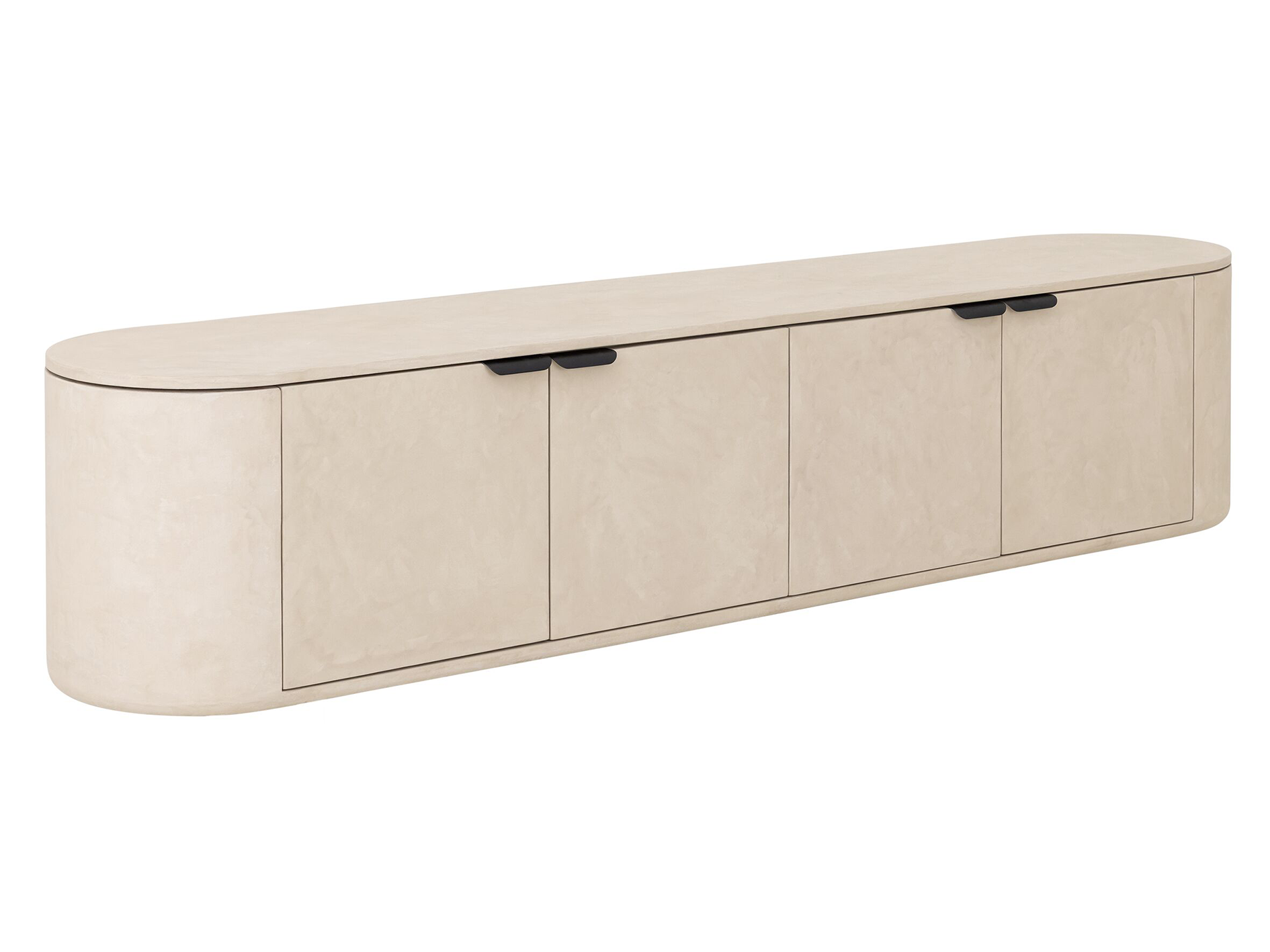 TV-meubel Grandora - 200x40x43cm - 4 deurs - hangend