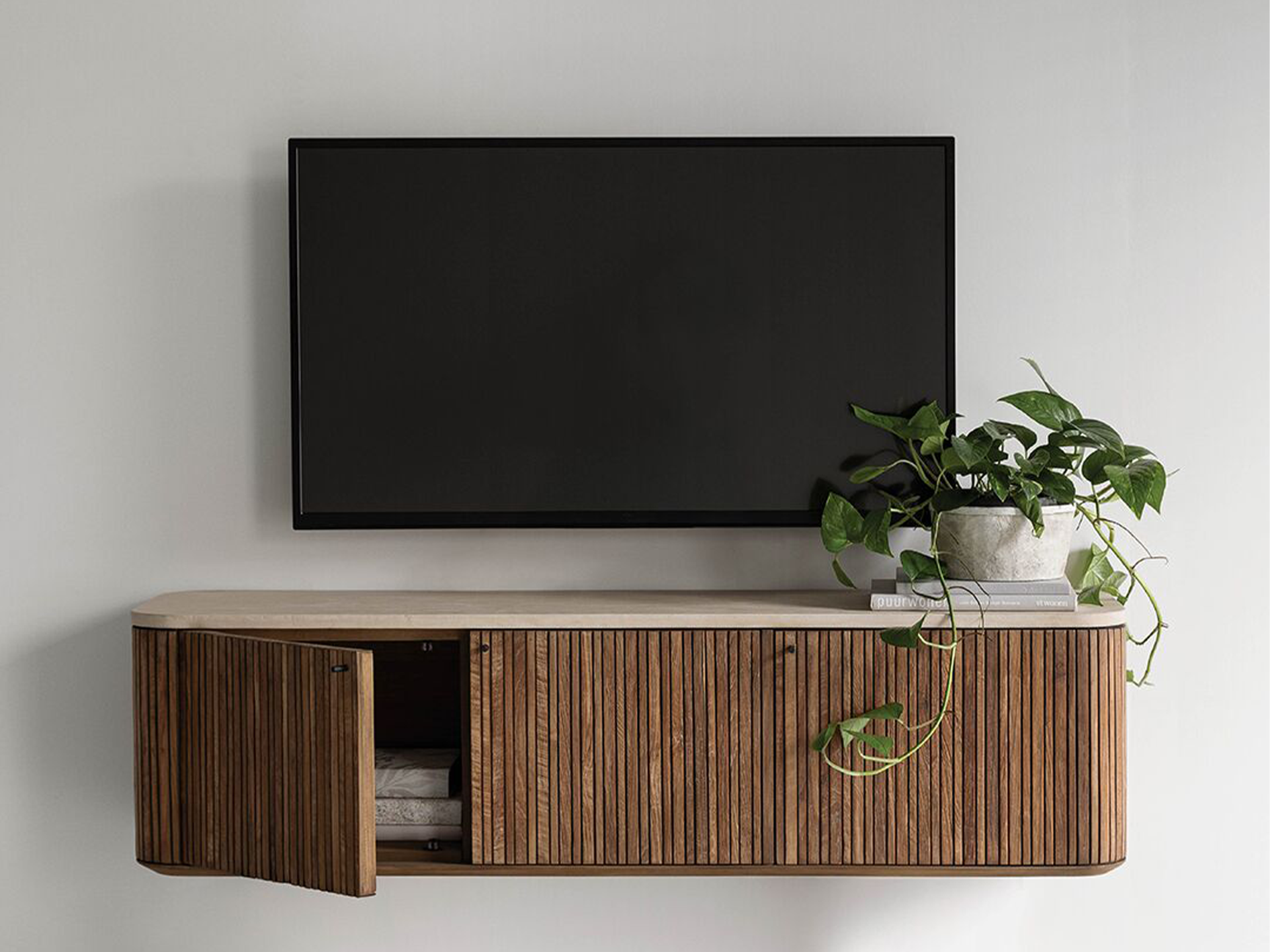 TV-meubel Lagoon - 140x35x37cm - hangend