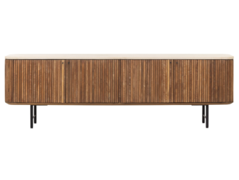 TV-meubel Lagoon - 180x35x55cm - stalen onderstel