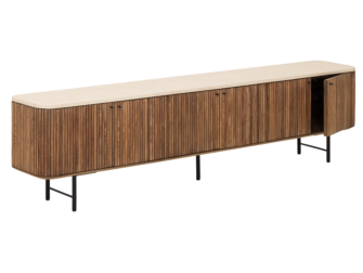 TV-meubel Lagoon - 220x35x55cm - stalen onderstel